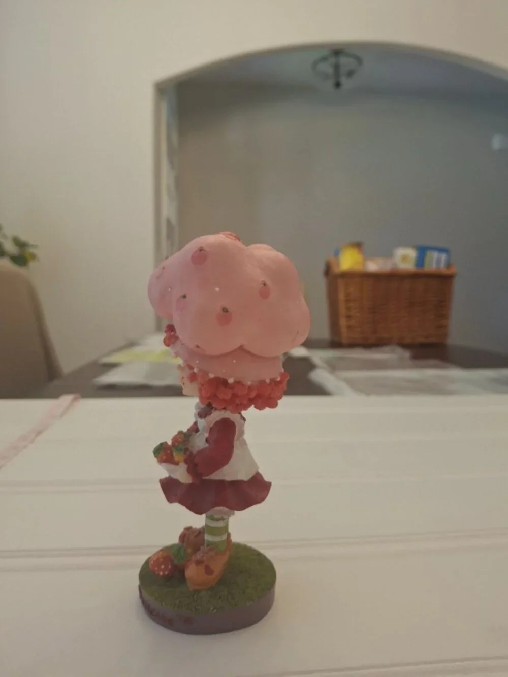 Vintage Strawberry Shortcake Raspberry Tart Bobblehead Mushroom Hat 2002